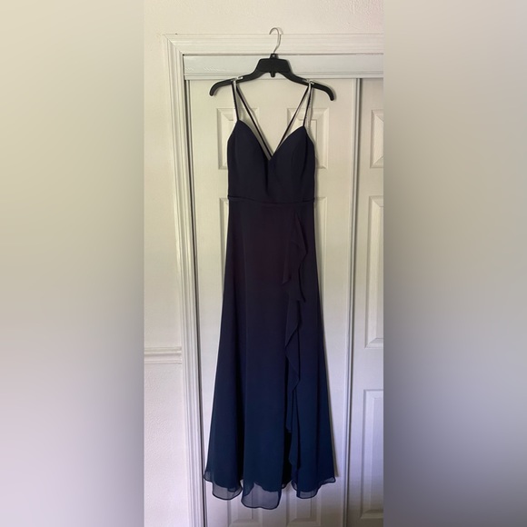 Azazie Dresses & Skirts - Azazie Navy Blue Naeem Bridesmaid Dress